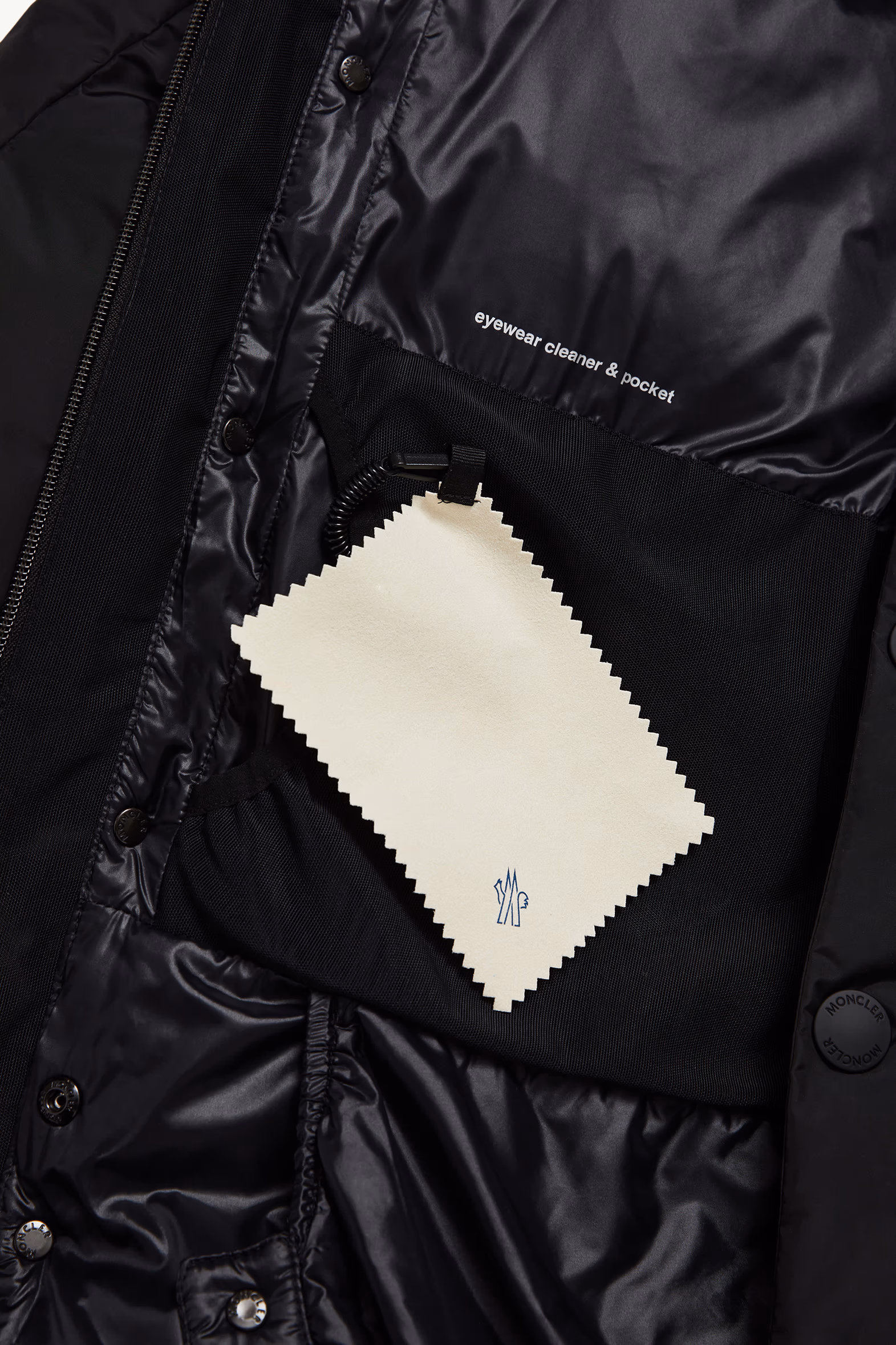 Chaqueta plumífero de esquí con capucha doble Rodenberg Hombre Negro Moncler 9